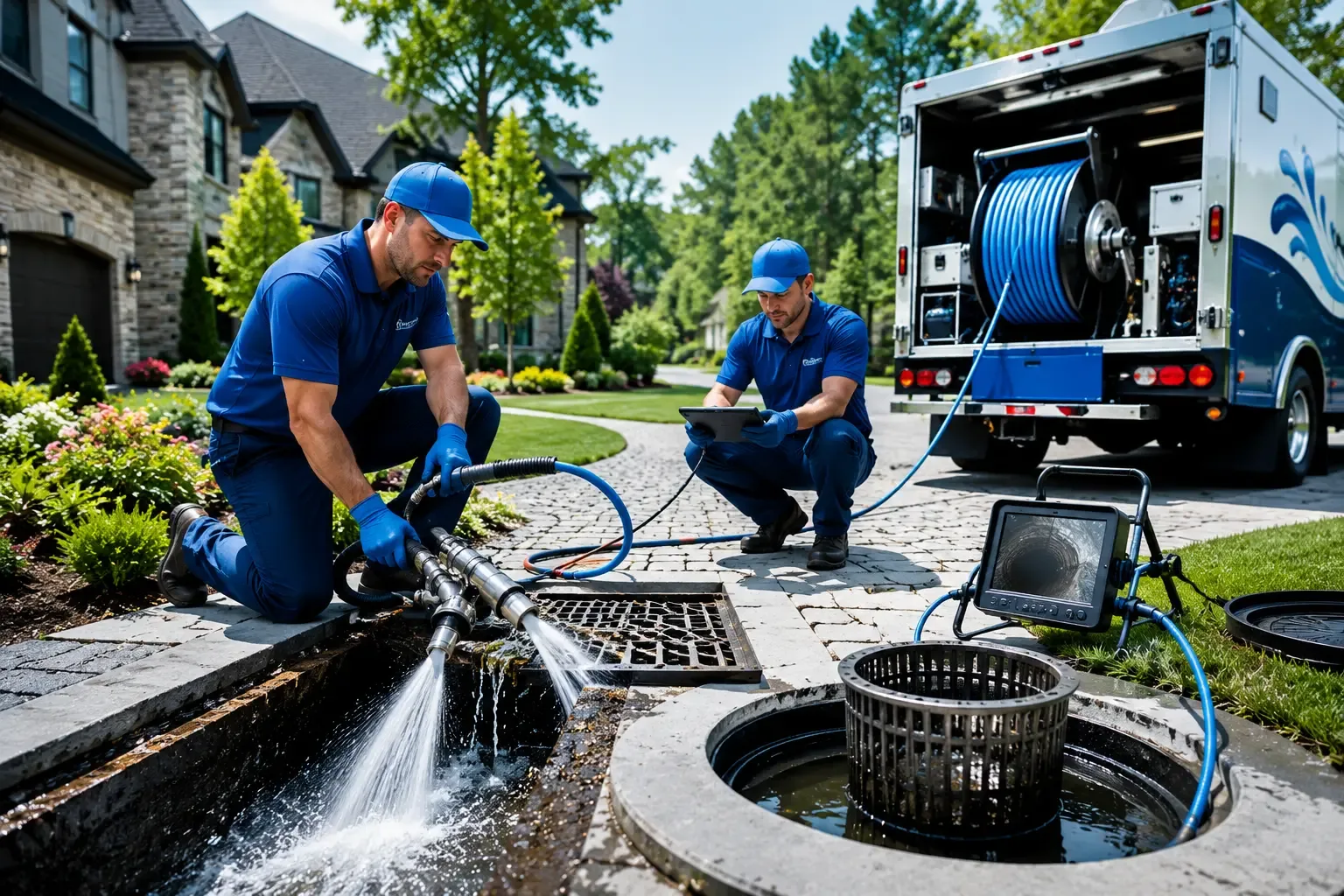 Local outdoor drain cleaning professionals in Terlton, OK